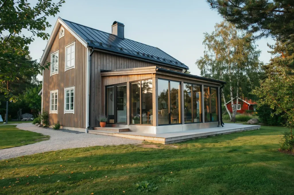 bygga uterum eller inglasad veranda s skapar du mer ljus yta och v rde i huset