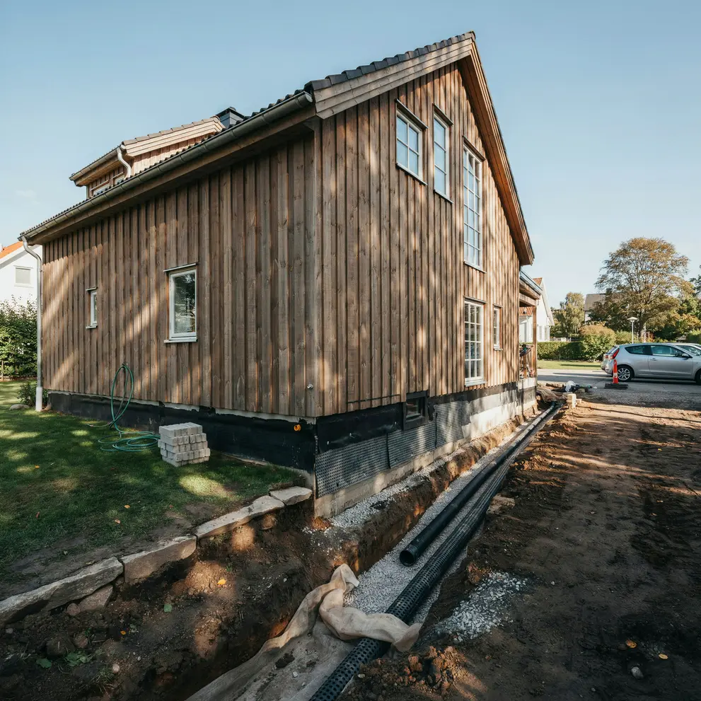 renovera kallare dranera husgrund rimbo norrtalje roslagen stockholm